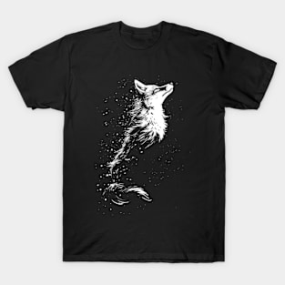 Wolf looking up T-Shirt